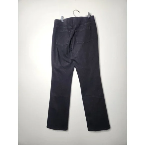 Soft Surroundings The Ultimate‎ Denim Bootcut Pull On Jeans Size Small Black - Picture 6 of 9